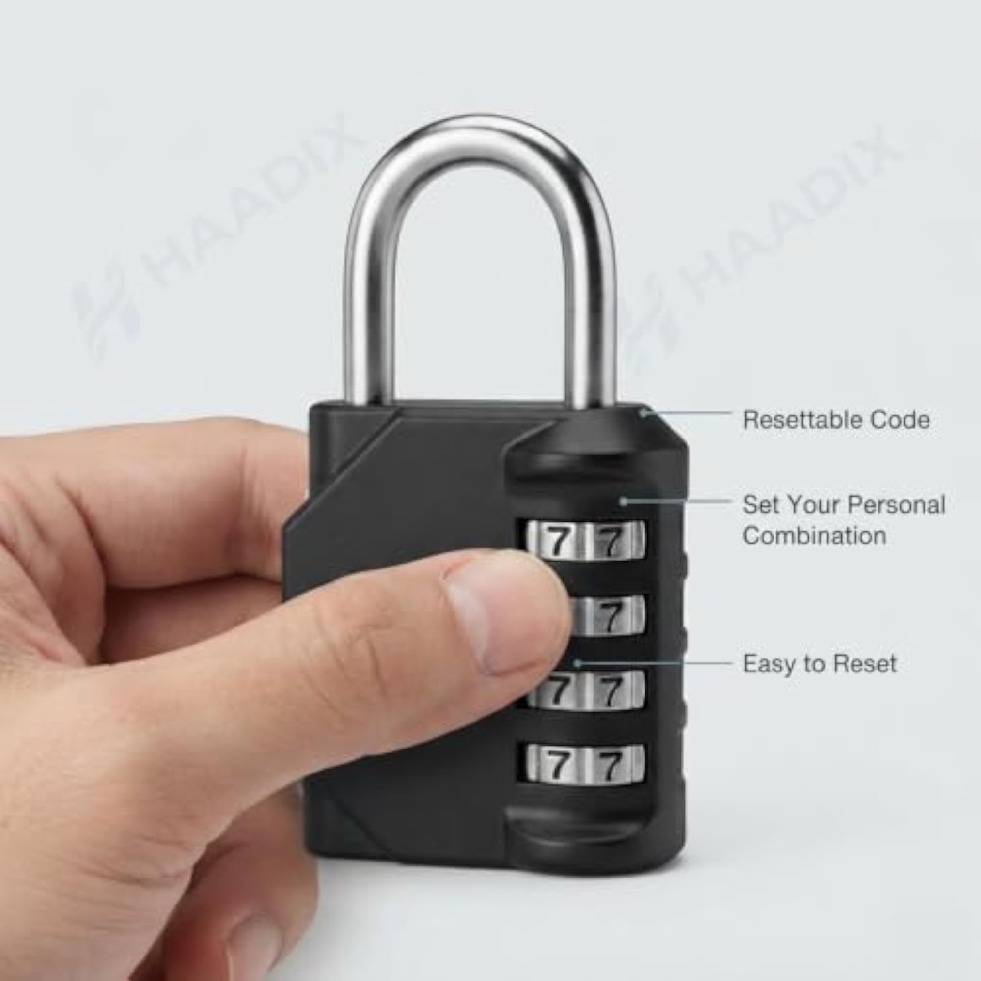 4 Digit Anti-Theft Combination Padlock